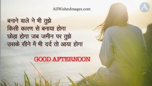 Good Afternoon Shayari In Hindi